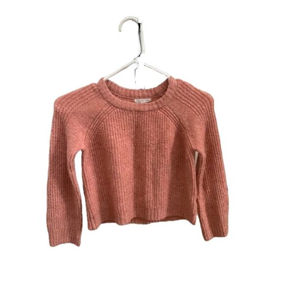 Copper Key-Crew Neck-Sweater-Soft Acrylic Blend-Pink-Girls-6X - Picture 1 of 3